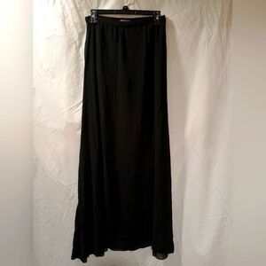 S new look long sheer skirt with built in shorts